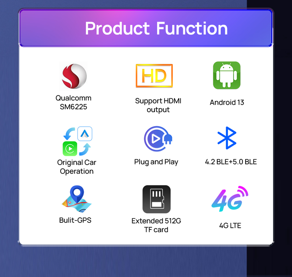 UHD TBOX Android 13 Carplay Ai Box