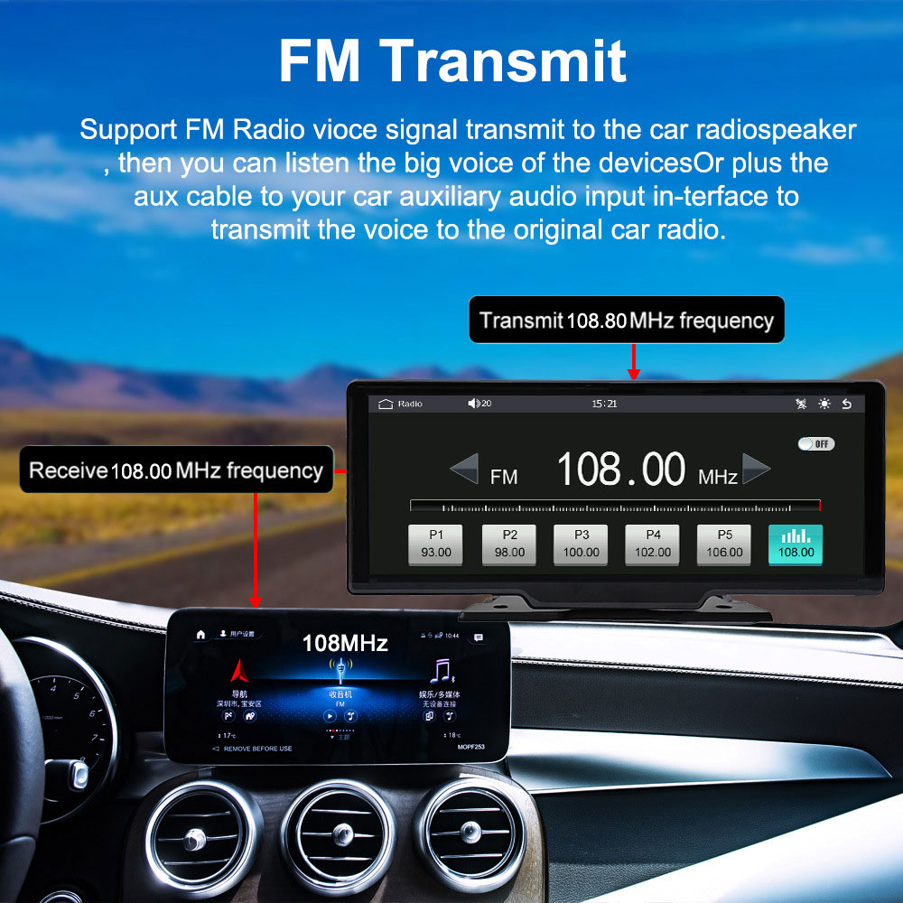 H505F 720P-DVR 10.26-Inch Carplay Screen