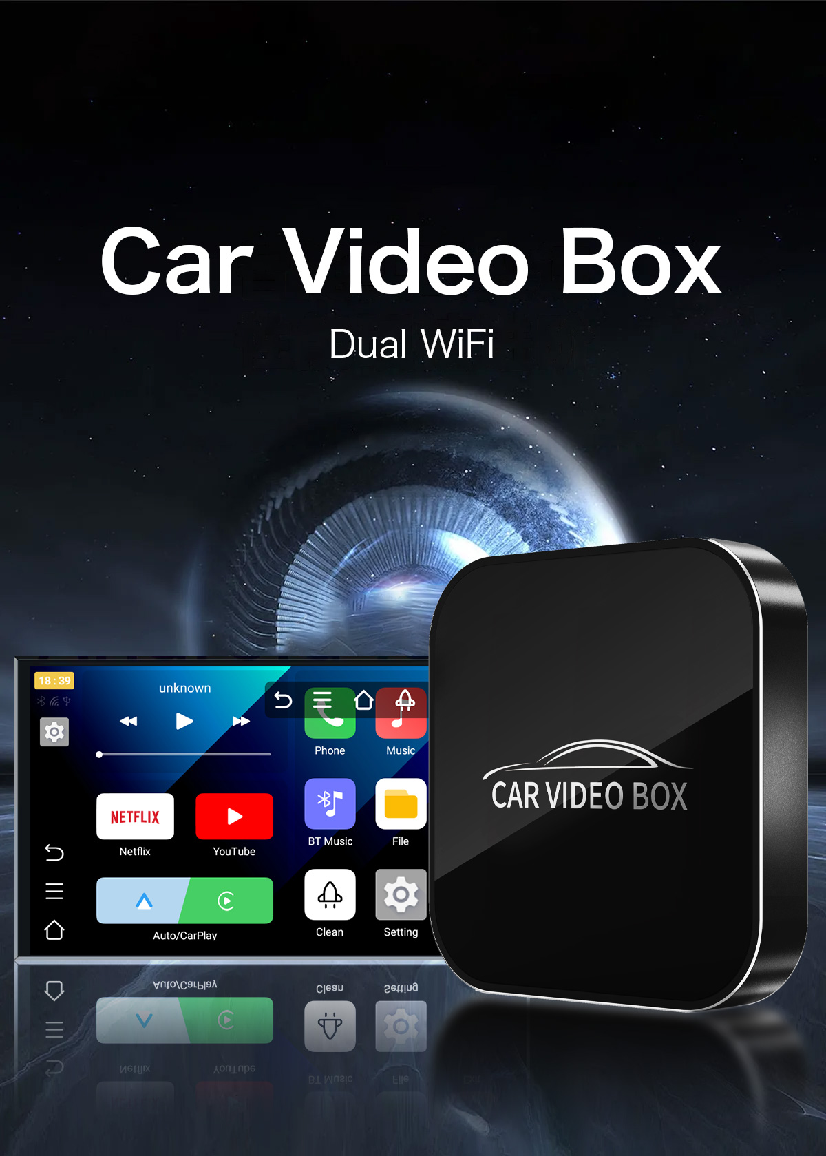 CP2D Video Box Closed Android 12 2GB + 16GB