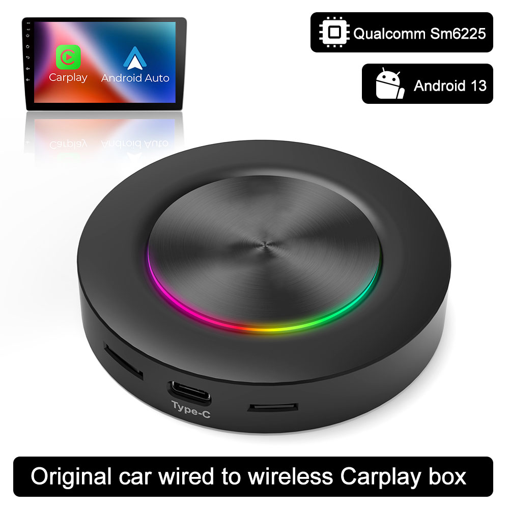 KBOX LED Android Carplay Ai Box 6225 Chipset