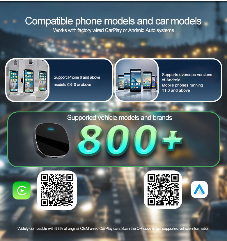 KL2 Wireless Carplay Video Box CLOSED Android 12 Carplay Android Auto 2 in 1