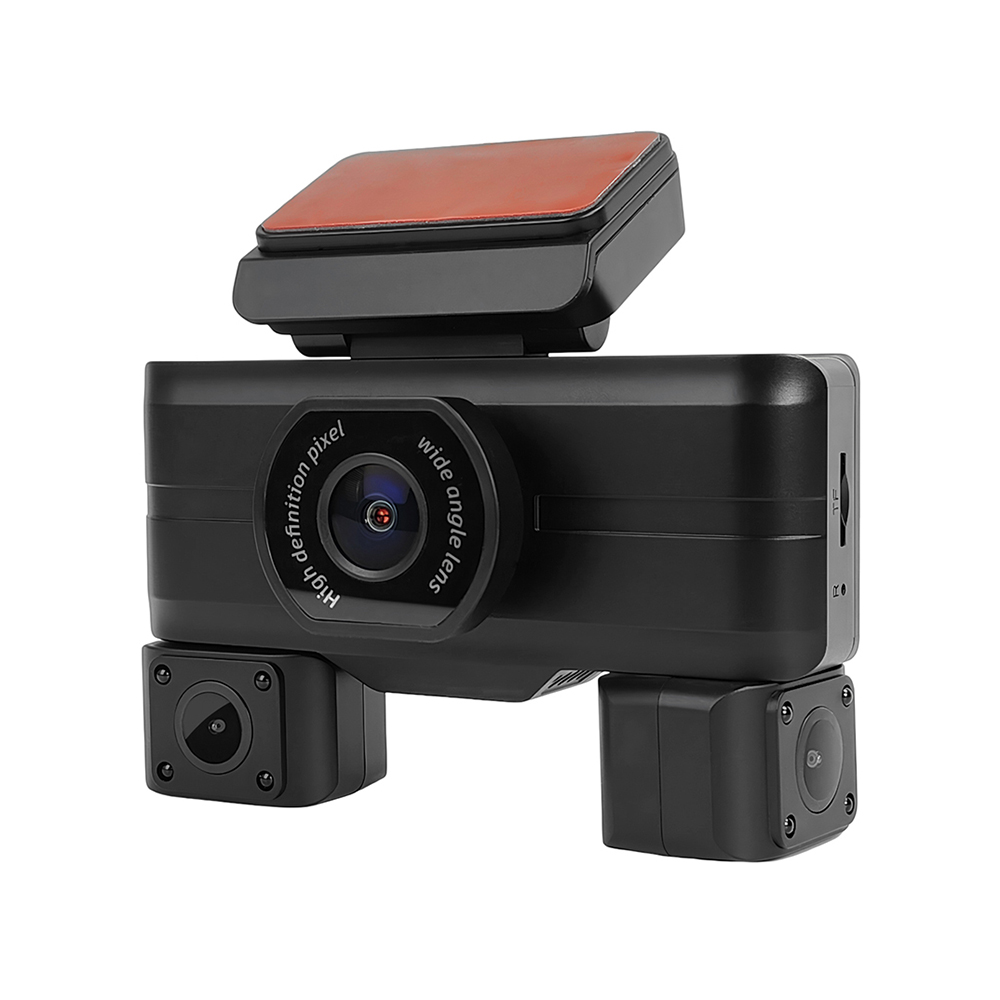 Tr30 2025 New 1080P 4G HD 3 Cameras IPS Car Camera Collision Sensor Alarm Remote Video Playback 1-Year Warranty Driving Recorder