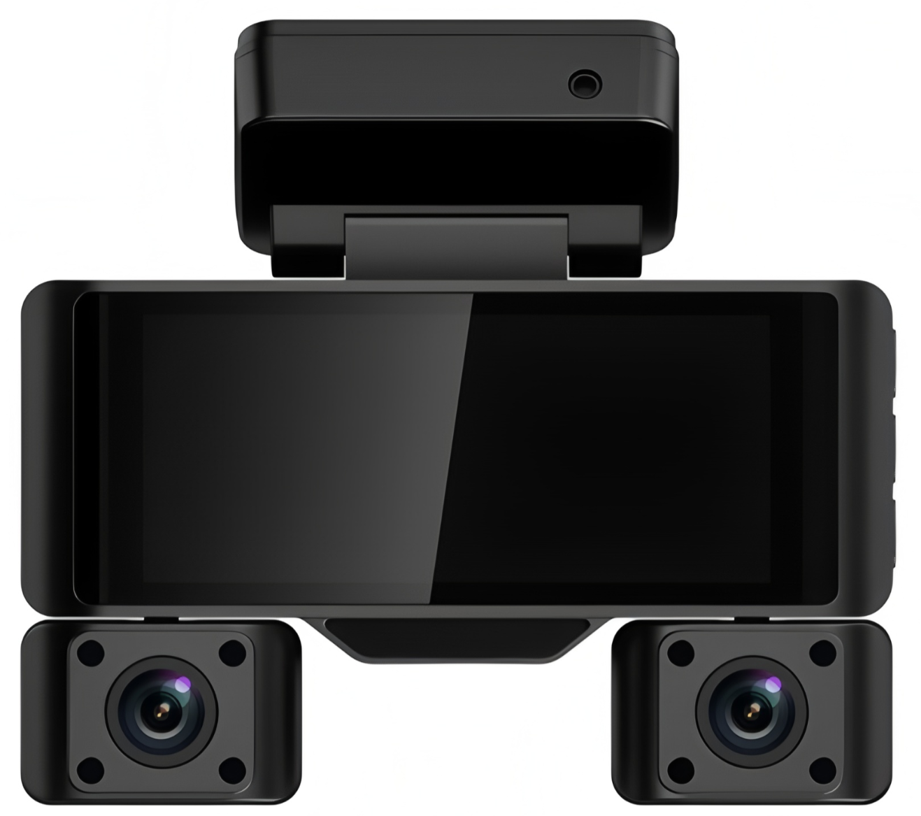 Tr30 2025 New 1080P 4G HD 3 Cameras IPS Car Camera Collision Sensor Alarm Remote Video Playback 1-Year Warranty Driving Recorder