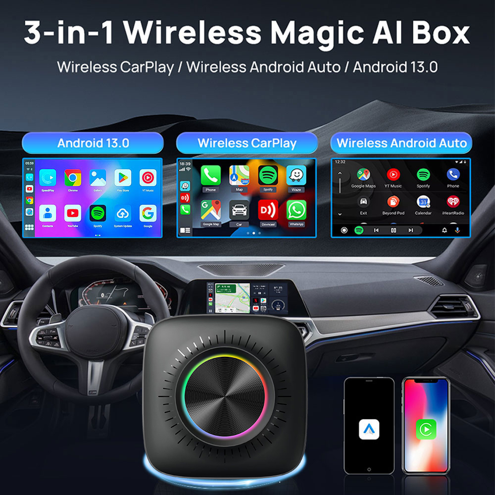 Kowankit KBOX-LED Android OS Sim WIFI & Card Network Carplay Box