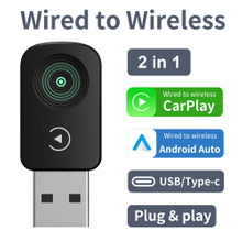 OEM K8 Mini Wireless CarPlay Adapter – Converts Wired CarPlay to Wireless for A-pple & Android