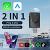 Kowankit K1new Wireless Carplay Adapter Dongle Allwinner V851 Chpset USB-A PORT Carplay & Android Auto 2 in 1 Adapter for Car