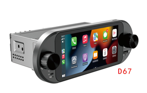 6.86 Inch 1080P QLED Car Screen Dual Knobs Car DVD Player Android System Car Stereo Touch Screen Dvd Player