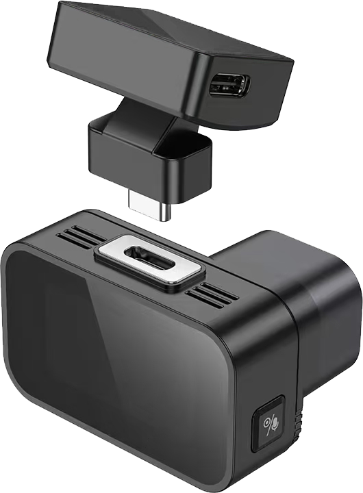 Mini 1 New 2K Front Rear Dual-Recording Driving Video Recorder GPS WiFi Interconnection IPS Screen Loop Recording ADAS 170