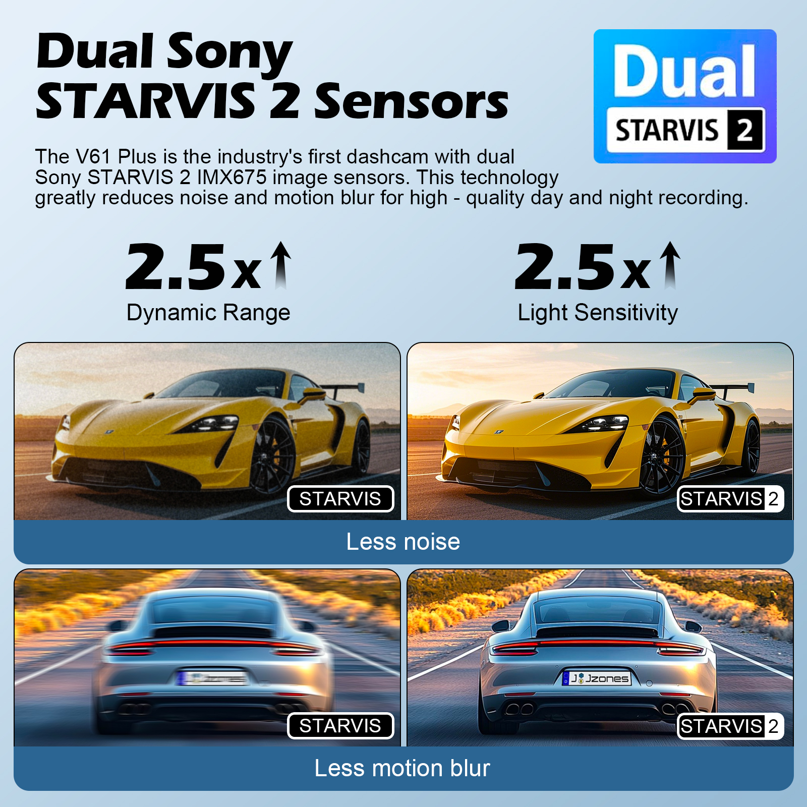 Hot Selling Black Car Dashboard Camera Dual Lens Full HD 4K Video Recorder with High Quality WIFI Function Vehicle Camera