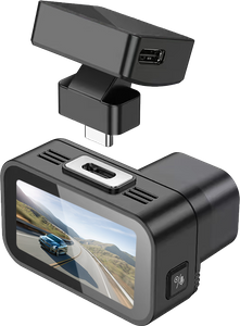 Mini 1 New 2K Front Rear Dual-Recording Driving Video Recorder GPS WiFi Interconnection IPS Screen Loop Recording ADAS 170